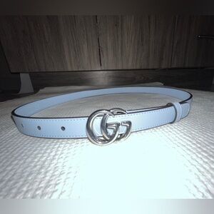 Light blue Gucci Belt